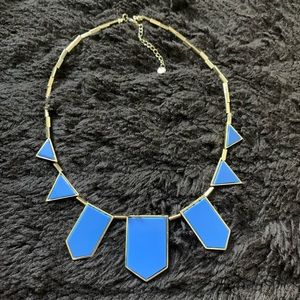 House of Harlow 1960 Blue Five Station Necklace